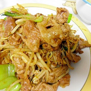 豚肉と野菜のカレー炒め　カレールウ使用